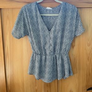Sienna sky blouse